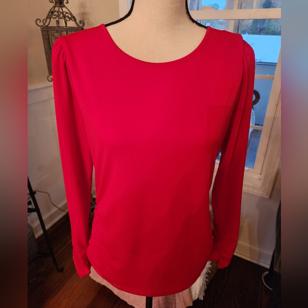 CATO red pullover blouse